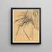 Orchidee - Watanabe Kazan — gerahmtes Bild an der Wand