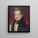 Büste eines jungen Edelmanns - Wenzel Kraus — gerahmtes Bild an der Wand