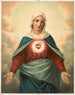 Die Jungfrau Maria mit dem Emblem des Herzens auf der Brust - Werner & Company — Ansicht des Kunstwerks