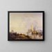 Flusslandschaftsszene - Wijnand Nuyen — gerahmtes Bild an der Wand