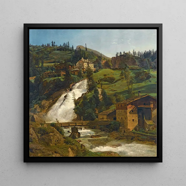 Wildbad Gastein, Les chutes de Wildbad Gastein - Ferdinand Georg Waldmüller