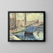Boote in einem Hafen in Saint-Tropez - Wilfrid Gabriel de Glehn — gerahmtes Bild an der Wand