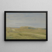 Landschaft flach und niedriger Wald - Wilhelm Amandus Beer — gerahmtes Bild an der Wand