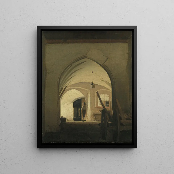 Wilhelm Bendz - A Coach House Partenkirchen.webp