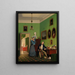Die Familie Waagepetersen - Wilhelm Bendz — gerahmtes Bild an der Wand