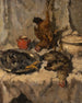 Küchenstillleben mit Geflügel - Wilhelm Blanke — Ansicht des Kunstwerks