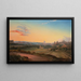 Ansicht von Rom im Abendlicht - Wilhelm Brücke — gerahmtes Bild an der Wand