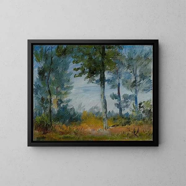 Lisière de forêt - Wilhelm Busch — gerahmtes Bild an der Wand