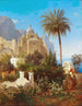 Kirche von Capri von San Stefano - Wilhelm Emil Robert Heck — Ansicht des Kunstwerks
