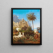 Kirche von Capri von San Stefano - Wilhelm Emil Robert Heck — gerahmtes Bild an der Wand