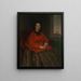 Portrait von Ida Baronin von Kettner geborene Baronin von Fischer - Wilhelm Füssli — gerahmtes Bild an der Wand