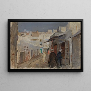 Wilhelm Hempfing - Strasse in Tetuan.webp