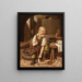 Der kleine Handwerker - Wilhelm Kiesewetter — gerahmtes Bild an der Wand