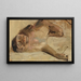 Affe - Wilhelm Kuhnert — gerahmtes Bild an der Wand