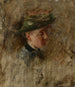 Kopf des Mädchens - Wilhelm Leibl — Ansicht des Kunstwerks