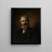 Portrait eines Mannes - Wilhelm Leopolski — gerahmtes Bild an der Wand