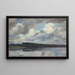 Atmosfera nuvolosa sul Chiemsee - Wilhelm Ludwig Lehmann — quadro incorniciato alla parete