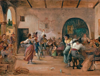 Wilhelm Marstrand - Dance in an Osteria.webp