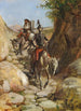 Don Quichotte and Sancho Panza returning from the Black Mountains - Wilhelm Marstrand — artwork view
