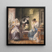 Una scena della vita quotidiana - Wilhelm Marstrand — quadro incorniciato alla parete