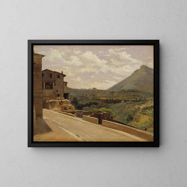 Paesaggio italiano - Wilhelm Marstrand — quadro incorniciato alla parete