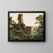 Paesaggio con rovine - Wilhelm Marstrand — quadro incorniciato alla parete