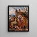 Studie des Lebensstils in Neapel - Wilhelm Marstrand — gerahmtes Bild an der Wand