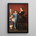 Portrait von Frederikke Vilhelmine Hage mit Kindern - Wilhelm Marstrand — gerahmtes Bild an der Wand