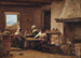 Donne che lavorano in cucina in una fattoria vicino a Olevano, Italia - Wilhelm Marstrand — vista dell’opera