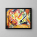Composition astrale VI - Wilhelm Morgner — gerahmtes Bild an der Wand
