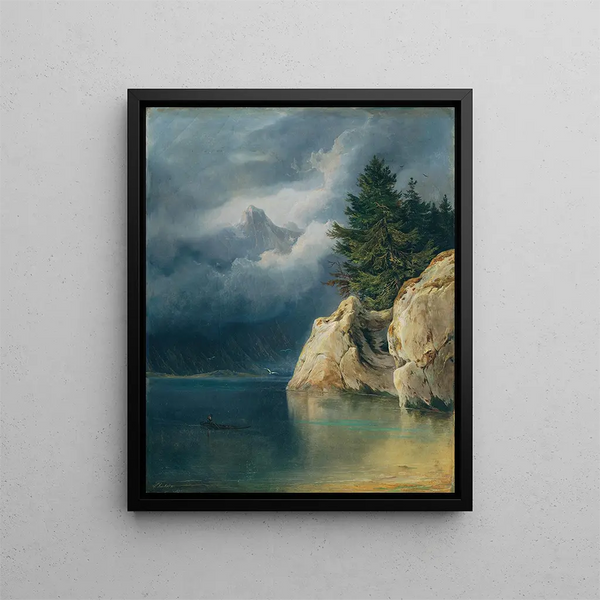 Wilhelm Steinfeld - Gebirgssee.webp