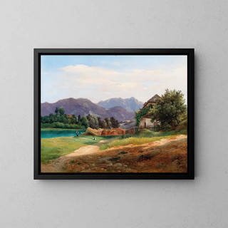 Wilhelm Steinfeld - Landscape with Stored Timber.webp