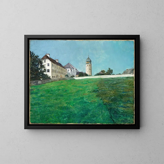 Wilhelm Trbner - A View of Frauenchiemsee.webp