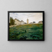 Prairie du Monastère di Frauenchiemsee con campanile III - Wilhelm Trübner — quadro incorniciato alla parete