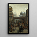 Ludgate Hill, Londra - Wilhelm Trübner — quadro incorniciato alla parete
