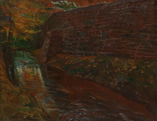 Wand des Parks in Amorbach - Wilhelm Trübner — Ansicht des Kunstwerks