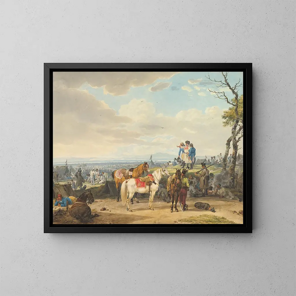 Soldati austriaci - Wilhelm von Kobell — quadro incorniciato alla parete