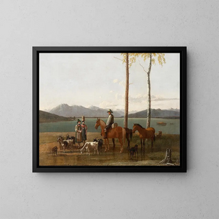 Wilhelm von Kobell - Morning at the Tegernsee.webp