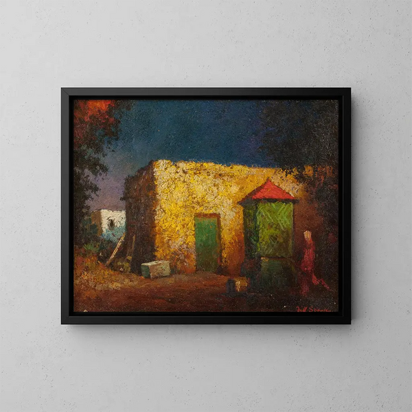 Pozzo del cortile interno, Nuovo Messico - Will Sparks — quadro incorniciato alla parete