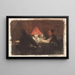 Vicino alla lampada - Willem Bastiaan Tholen — quadro incorniciato alla parete