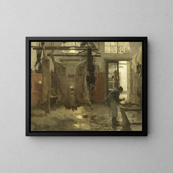 L'abattoir - Willem Bastiaan Tholen — quadro incorniciato alla parete