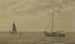 Ocean view with fishing boats - Willem Bastiaan Tholen — artwork view