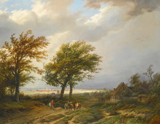 Willem Bodeman - Travellers In A Windswept Landscape.webp