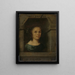 Maria Eversdijck geboren 1628, Ehefrau von Nicolas Blancardus - Willem Eversdijck — gerahmtes Bild an der Wand