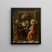 Fare di musica in serata - Willem Pietersz Buytewech — quadro incorniciato alla parete