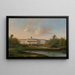 Rückansicht des Palastes von Buitenzorg vor dem Erdbeben vom 10. Oktober 1834 - Willem Troost der Jüngere — gerahmtes Bild an der Wand