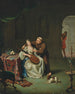Tartuffe e Elmire sorpresi da Damis, figlio di Orgon - Willem van Mieris — vista dell’opera