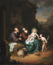 Die Heilige Familie und Johannes der Täufer - Willem van Mieris — Ansicht des Kunstwerks