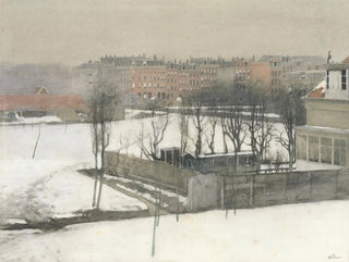 Willem Witsen - Gezicht op het Oosterpark in de sneeuw.webp
