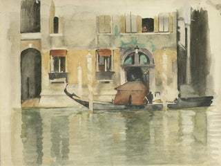 Willem Witsen - Gondel voor een Venetiaans huis.webp